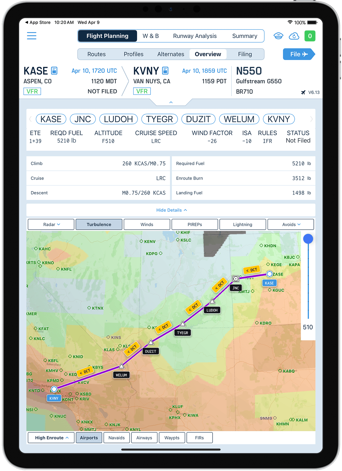 Aircraft Performance Group | Advanced Flight Operations Tools